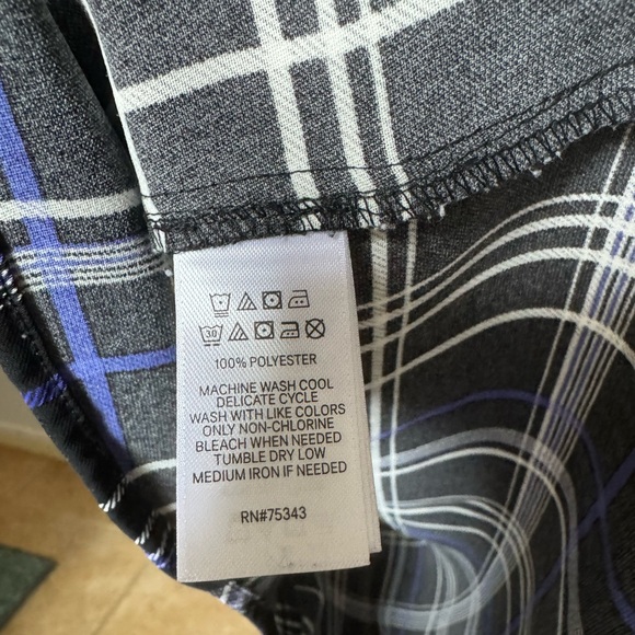 Cynthia Rowley Plaid Short Sleeve Mini Dress size 8 📚Back to School🤓 - Picture 3 of 5